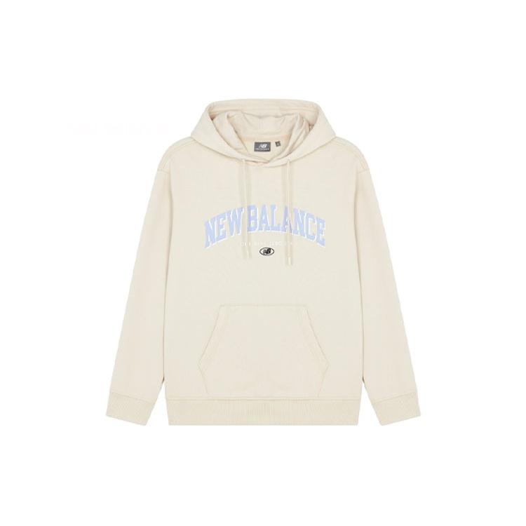 New Balance Lifestyle Hoodie Asia Sizing  Cream White  Unisex 5CC17141-BEI L
