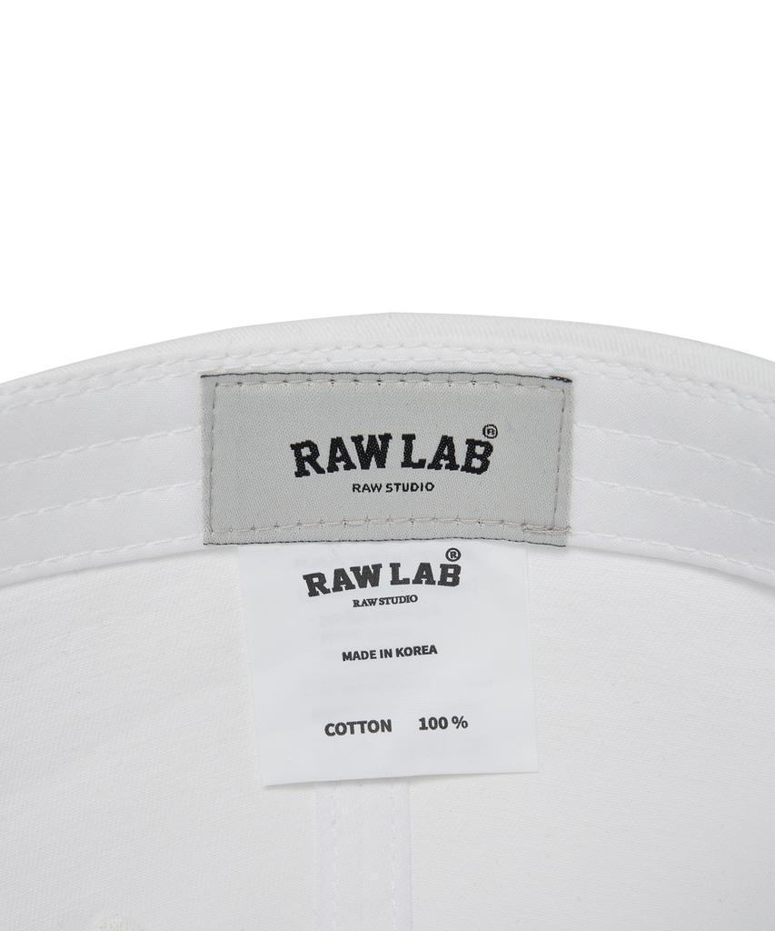 RAW LAB Bohemian Embroidered Ball Cap (White)