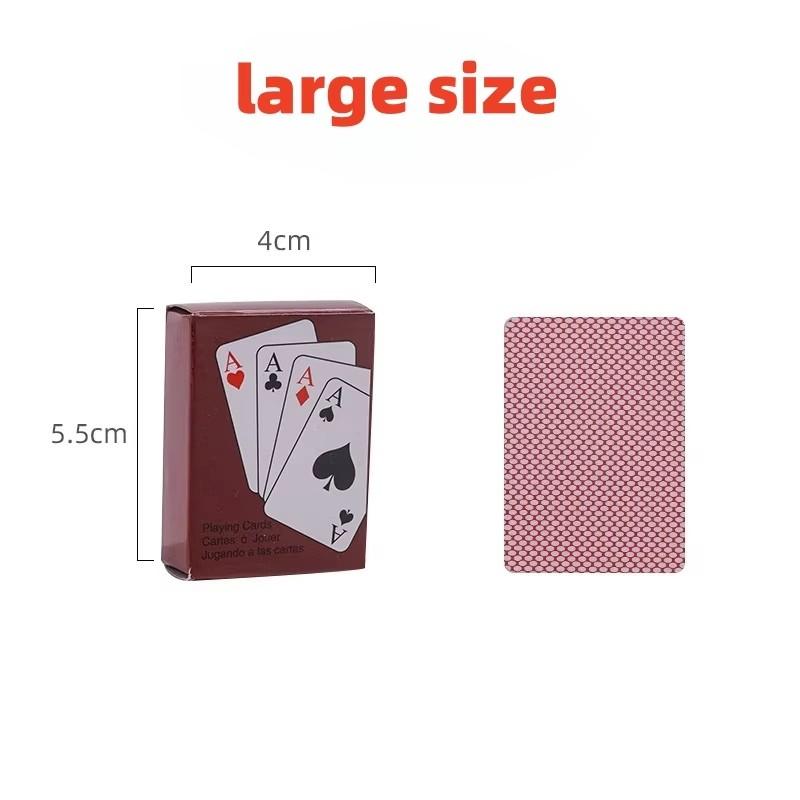 Mini Poker Travel Party Spoof Gift Toys Fun Cute Prank Props Card Cartoon Creative Collection Children Adult Easy Kawaii Puzzle