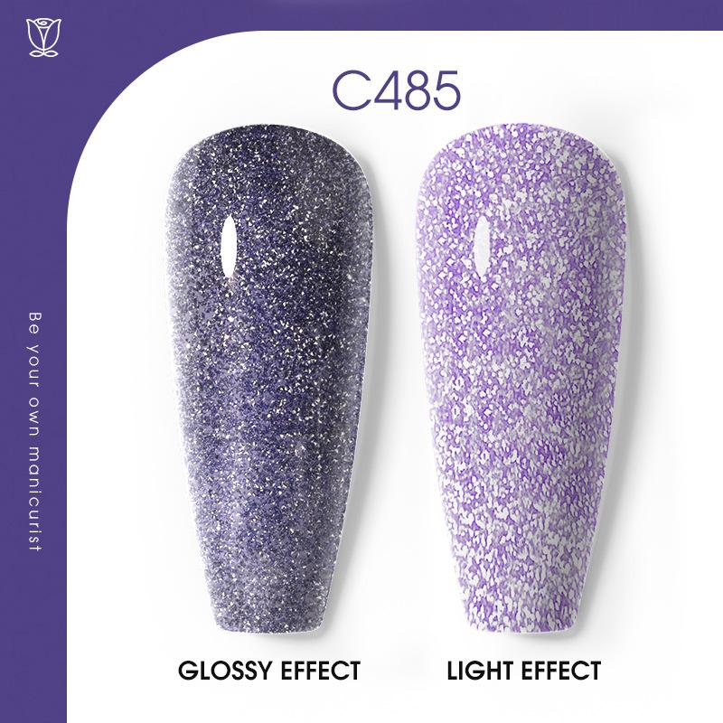 Flash Diamond Nail Polish Glue Nail Art Nail Art Glue Plastic Nail Polish Glue Popular Color Broken Diamond Leave-On