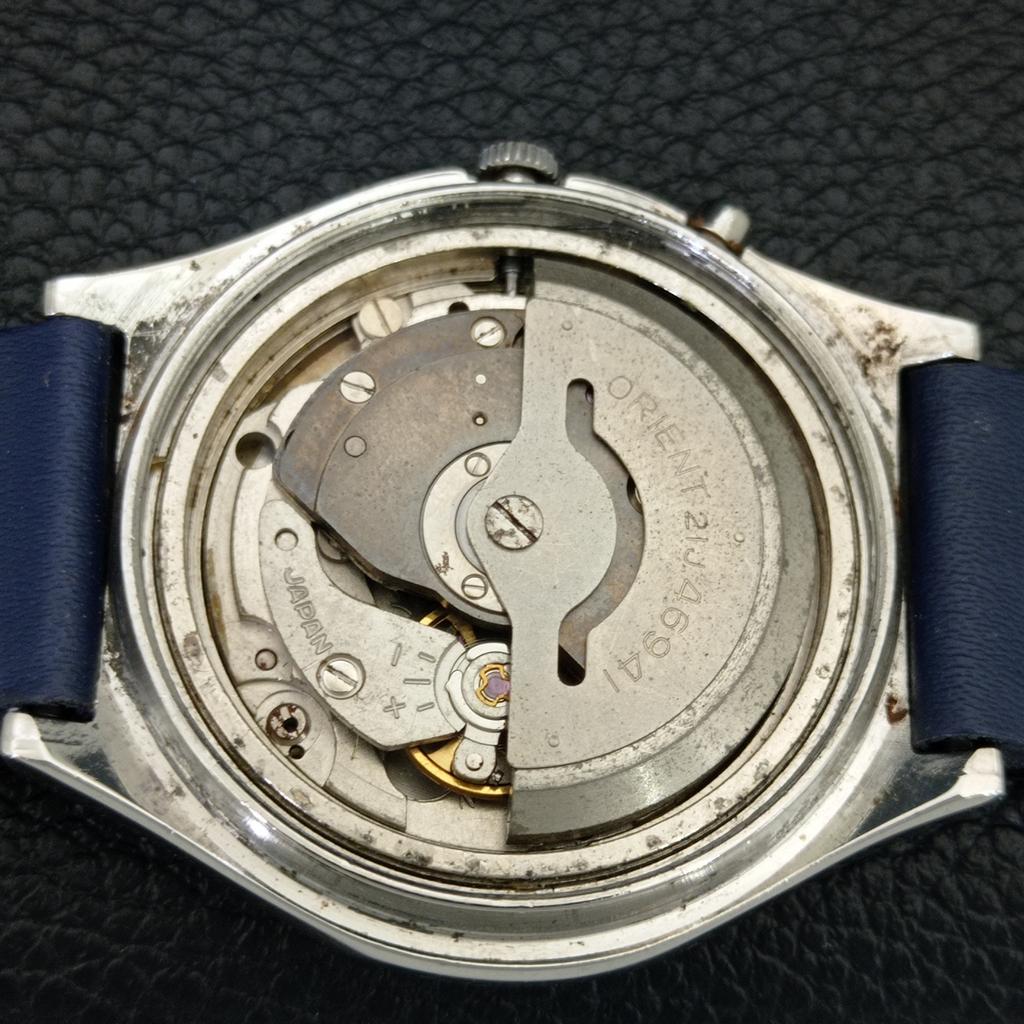 RARE VINTAGE ORIENT AUTOMATIC 46941 JAPAN MENS ORIGINAL DIAL WATCH a704901-1