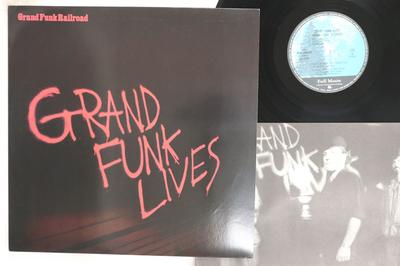 LP Record GRAND FUNK RAILROAD  Grand Funk Lives P11094W FULL MOON 1981 Japan Rock Used
