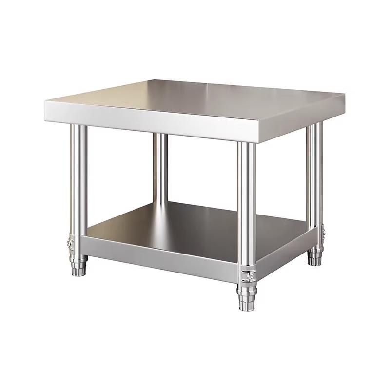 

Stainless Steel 2-Tier Floor Kitchen Storage Rack