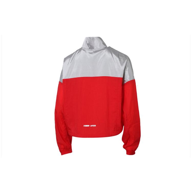 Adidas Jackets Women's Red Gray Multicolor Stand Collar Moderate Other (Unisex) Jackets GJ9021