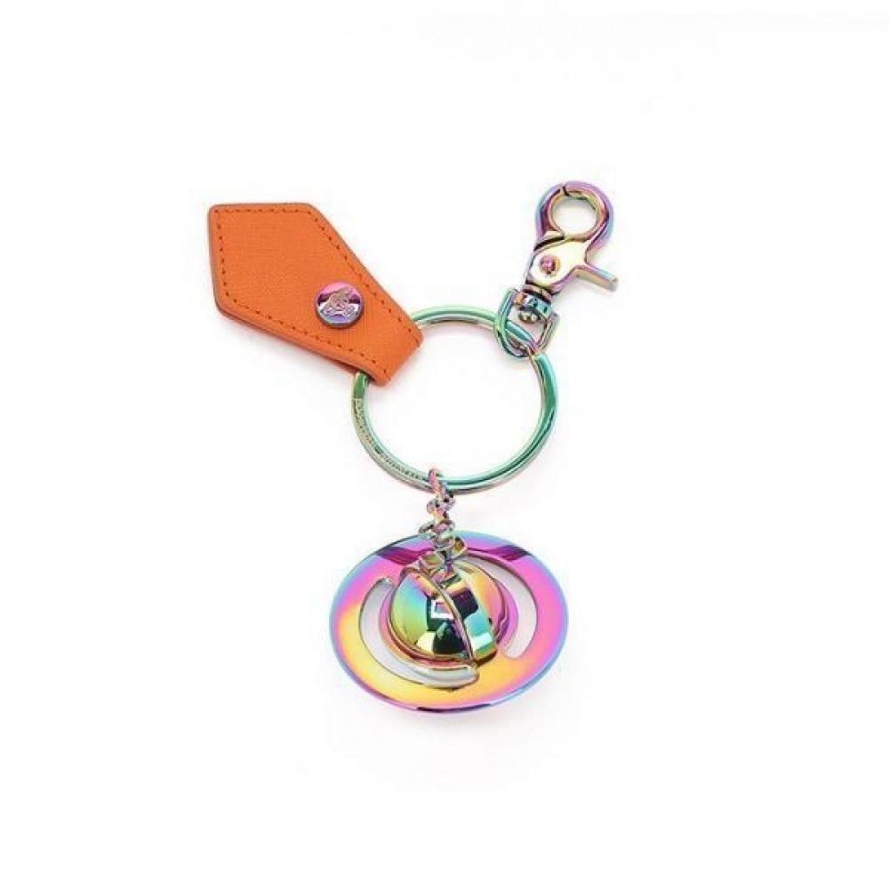 

Vivienne WeStwood Women S Saffiano 3d irideScent Key Ring Orange 82030079 Om0009 101629717 ORANGE / FREE