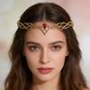 Retro Color Crown Cosplay Headwear Adjustable Headband Bridal Hair Accessories  Bridal Wedding