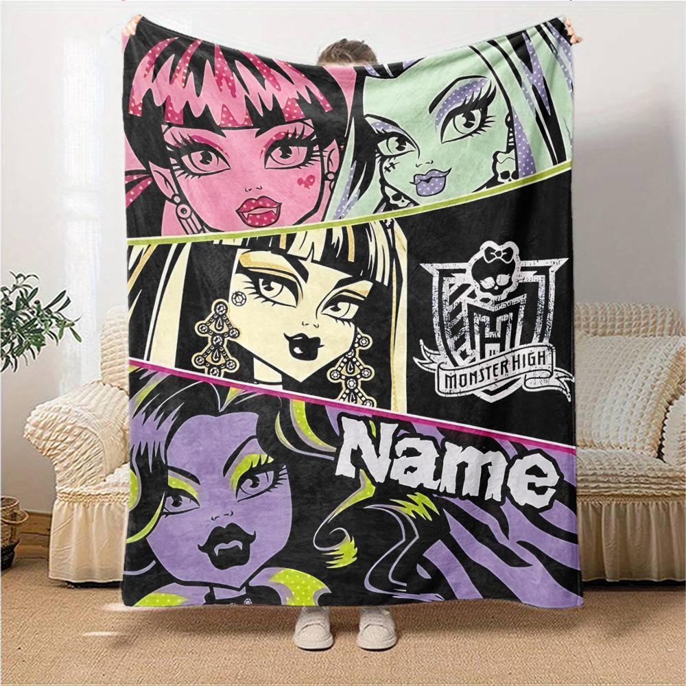 Custom Name Vampire Gothic Fantasy Art blanket for Couch & Bed, Plush Cozy Fuzzy Blanket Super Soft & Warm Blankets for Fall and Winter. 0908440