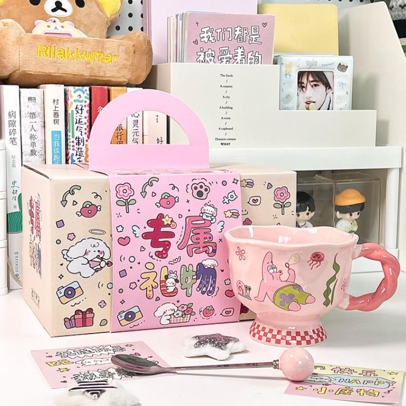 Søt Svampebob Firkant Patrick Stjerne beger keramisk krus av høy verdi for jenters bursdagsgave