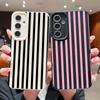 Retro Striped Luxury Leather Texture Case For OPPO Reno 13 14 12 11 10 Pro 13F 12F 11F 5G Reno 7 4G 5 6 Lite 8T 7Z 8Z 8 Cover