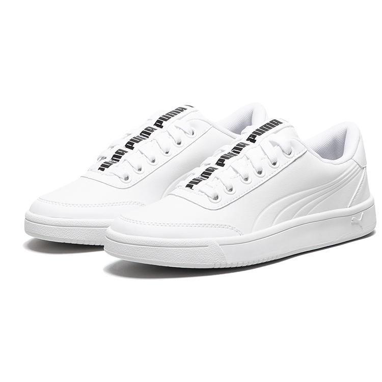 PUMA Court Breaker Bold White Casual Board Shoes 'White Black' Men's 365787-01