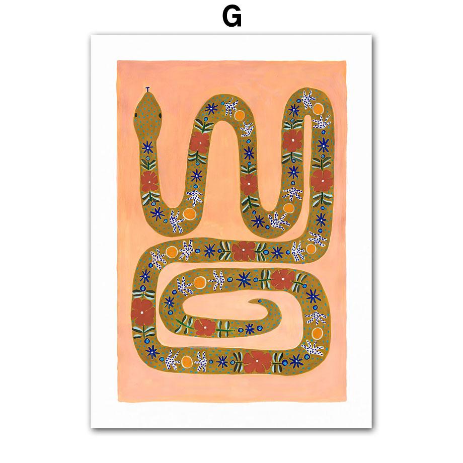 Watercolor Flowers Butterfly Bird Boho Nordic Posters And Prints Nursery Wall Art Canvas Painting Pictures Baby Kids Room Decor