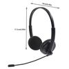 Call Center USB Headset Noise Cancelling Headset Headphone with Microphone 20Hz-20KHz Frequency Response Headphones