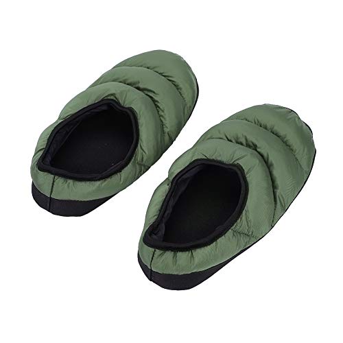 Winter Down Slippers for Men and Women, Lightweight, Quiet, Non-Slip, and Comfortable for Indoor and Outdoor Wear. Features a Heel, Warm and Warm, Per