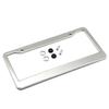 1/2Pcs Stainless Steel License Plate Bracket Bracket Car Label Frame Universal License Plate Frame American License Plate Frame License Plate Covers