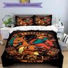 3pcs Duvet Cover Set (1*Duvet Cover + 2*Pillowcase, Without Core), Charizard VS Blastoise Print Bedding Set, Bedroom Decor, All‑Season, Birthday Gift