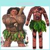 Exquisite Adults And Kids Moana Maui Tattoo Costume Outfit With Life-like Designs