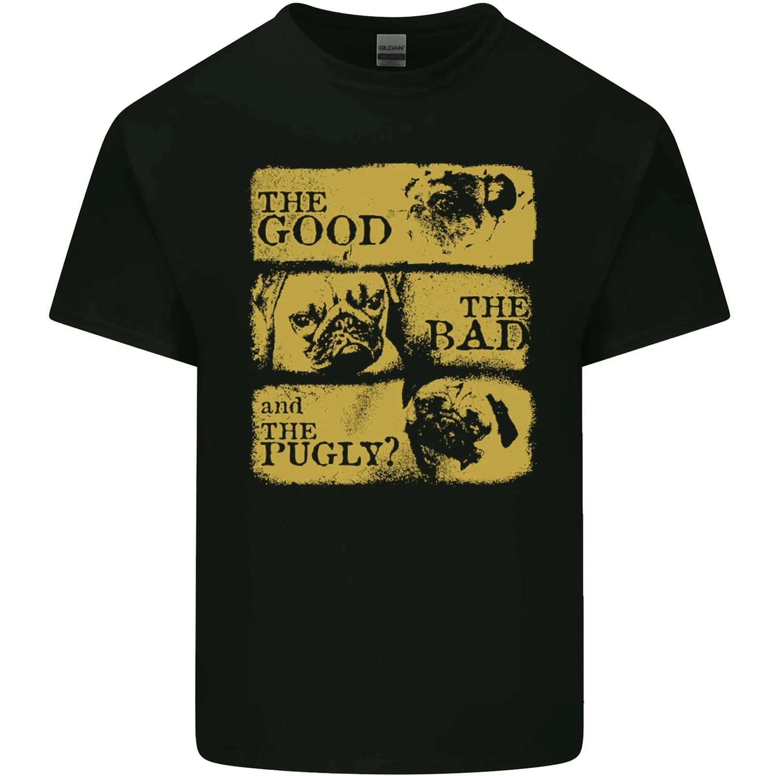 

The Good the Bad the Pugly Funny Pug Kids T-Shirt Childrens M