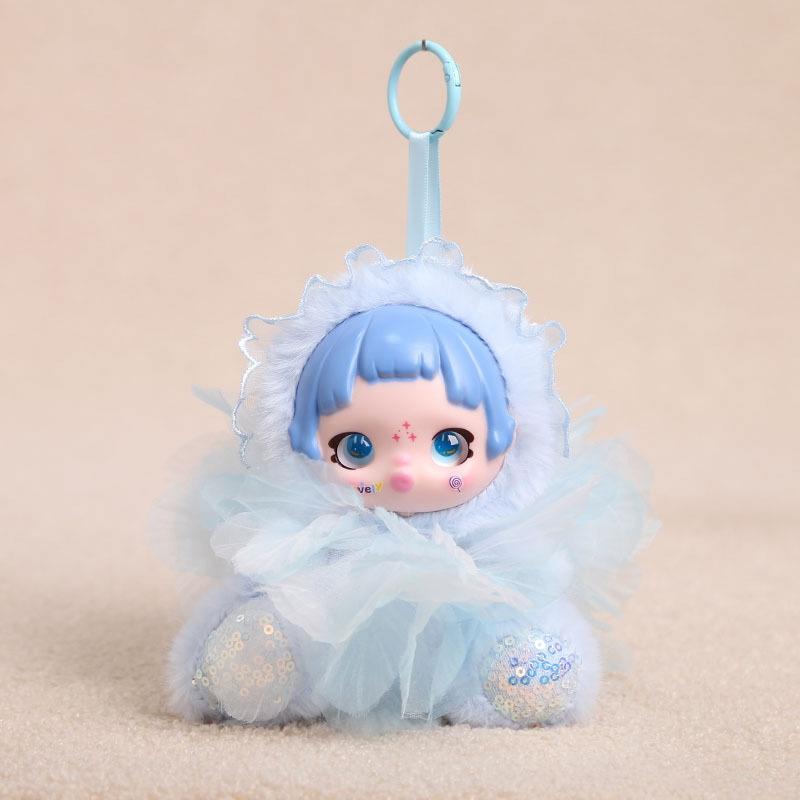 Cute Fairy Plush Doll Toy Pendant Keychain Desktop Ornaments Backpack Bag Hangings Decoration Car Keyring For Women Girls Gift