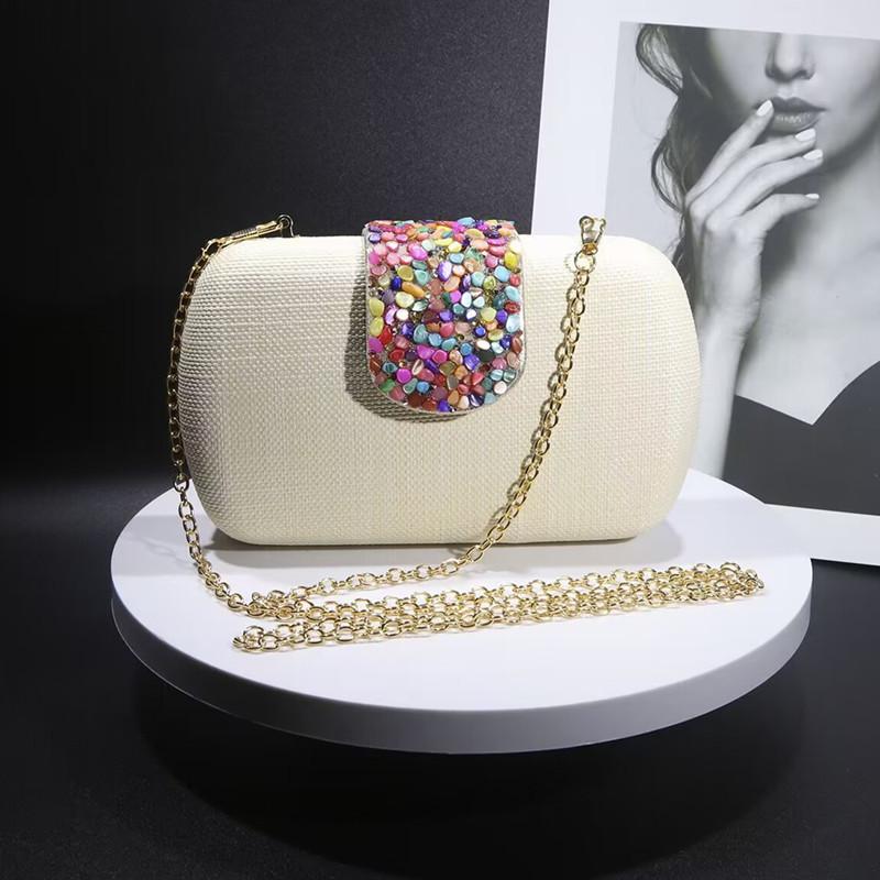 New Luxury Evening Clutch Bag Fashion Designer Versatile Women Handbags 2024 Woven Crossbody Shoulder Bag