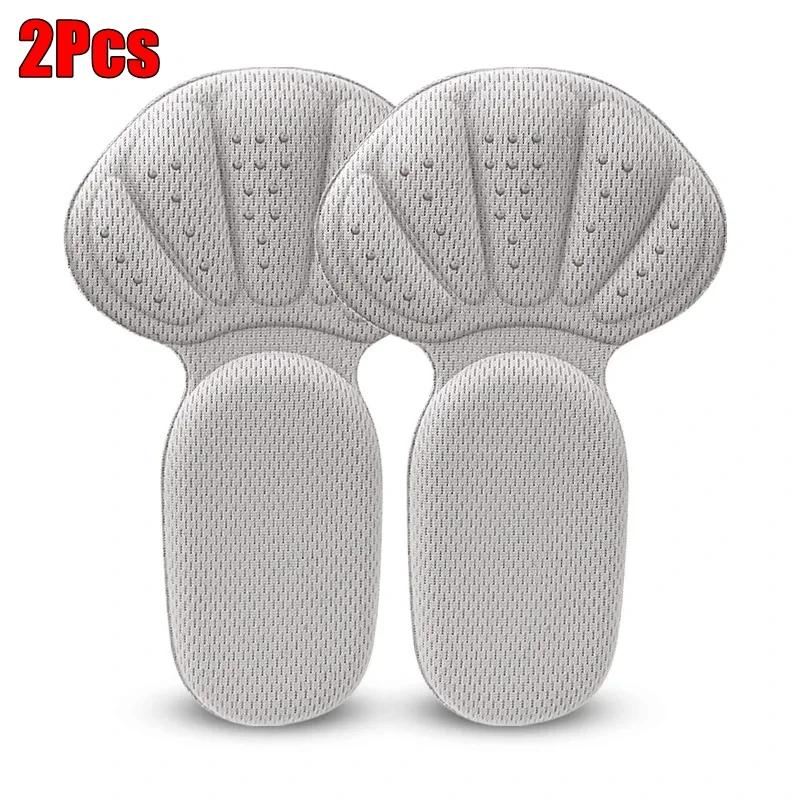 Heel Stickers Sneakers Heel Protector Feet Pads Pain Relief Size Reducer Non-slip Shoe Insoles T-Shaped Foot Care Pad Heel Grips