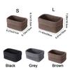 Handwoven Cotton Rope Storage Basket Rectangle Large Capacity Weaving Storage Basket Moisture-proof Breathable