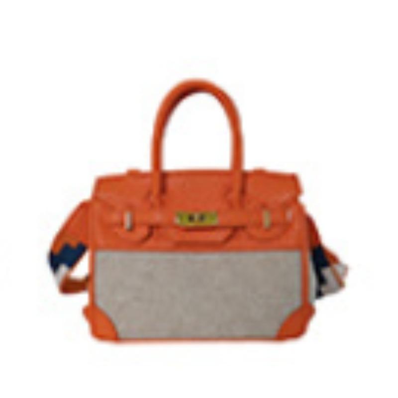Geantă Kelly la modă și de nișă, de mână, ușoară, de lux, cu blocare a culorilor, geantă crossbody cu un singur umăr