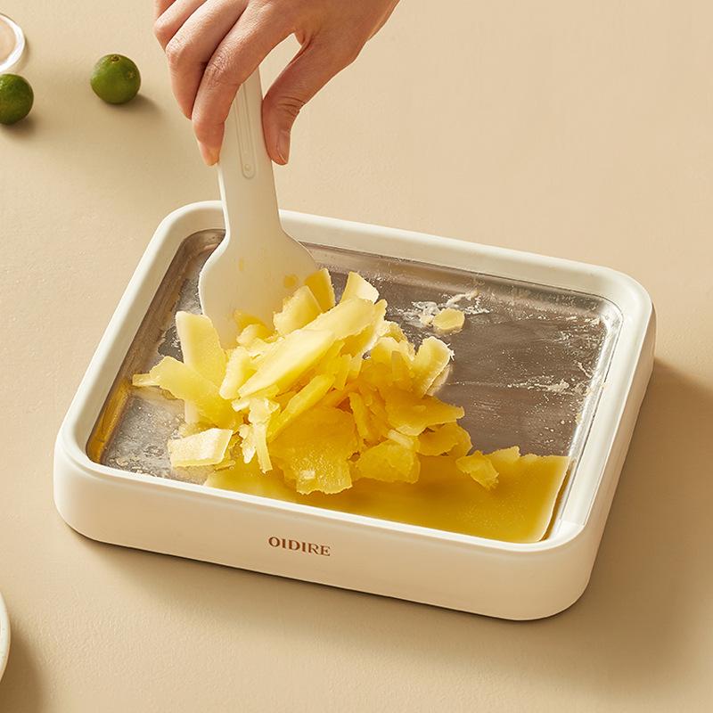 

OIDIRE Детская машина для жарки мороженого и йогурта из нержавеющей стали - Беспроводная, Мини для домашнего использования. белый