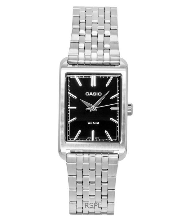 Casio Analog Stainless Steel Black Dial Quartz MTP-B215D-1AV Men's Watch