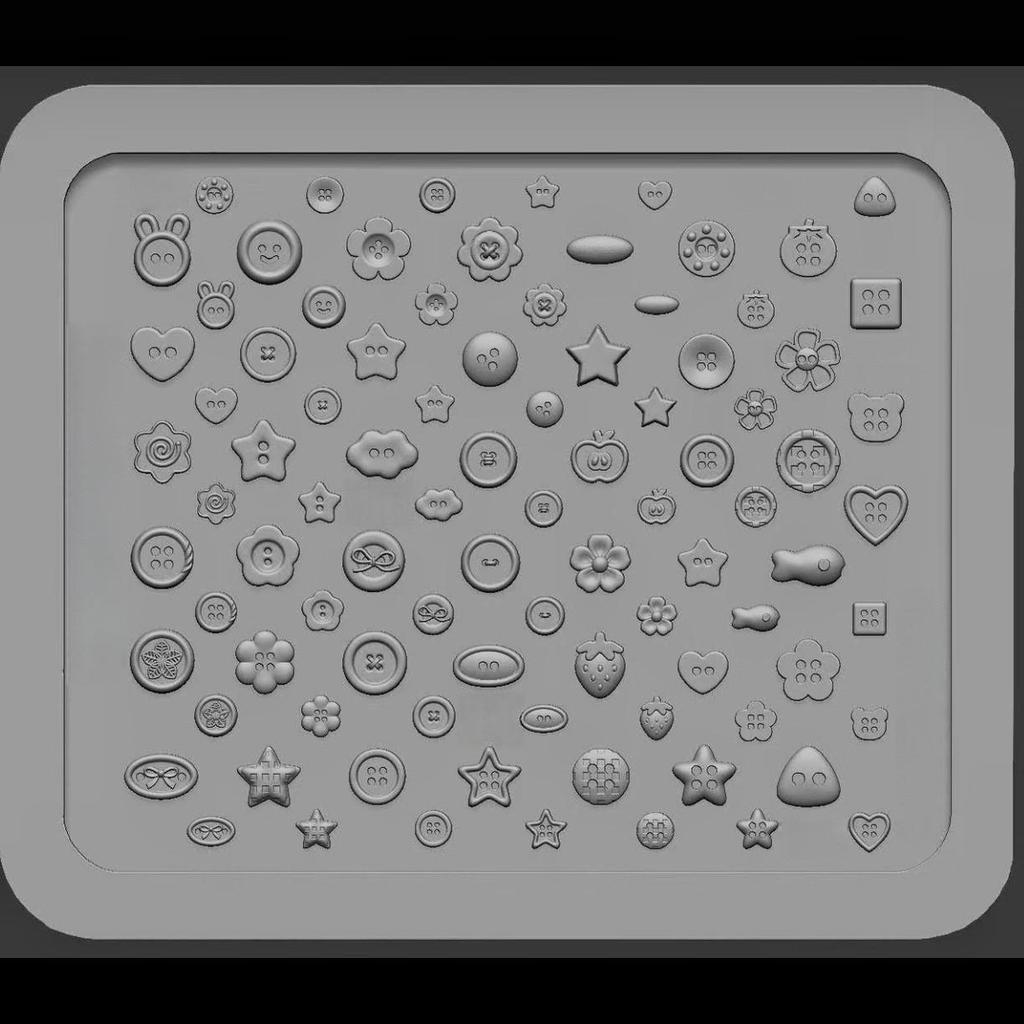 Jahr des Pferdes Regenbogen Pony Nagelkunst: Mini-Silikonform für Neujahr