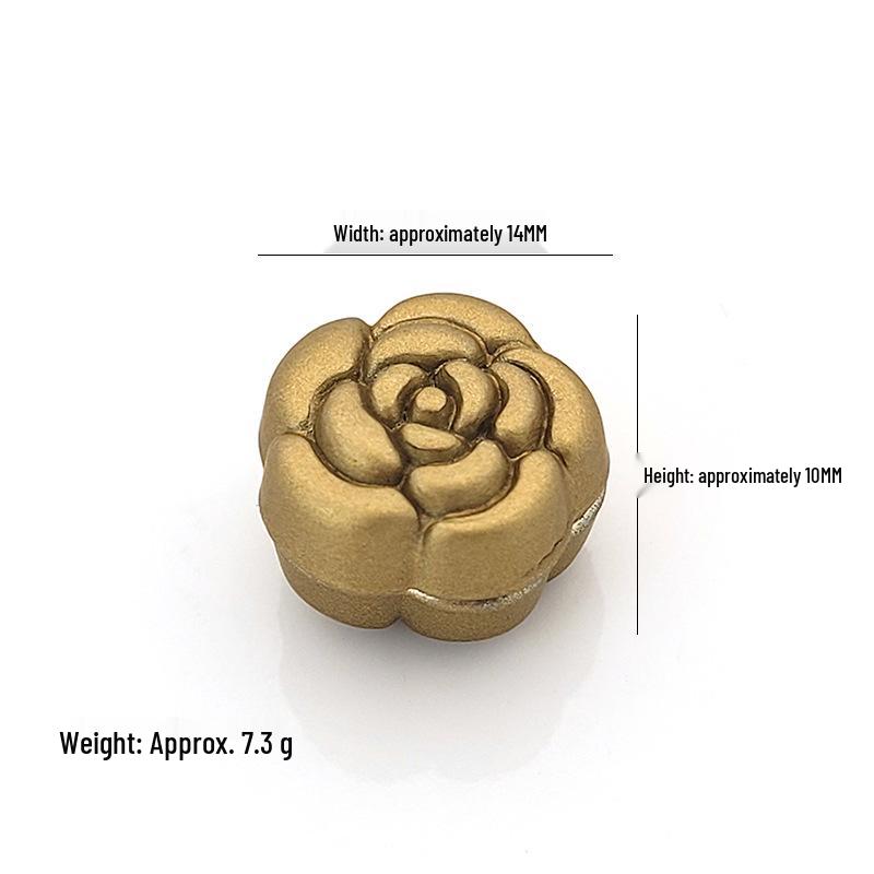 Muslim Hijab Camellia Magnetic Brooch: Anti-Exposure, Fixes Securely