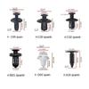 100pcs/50pc Universal Auto Fastener Clip Car Bumper Clips Fender Plastic Clip Car Body Bumper Rivet Replacement Push Pin