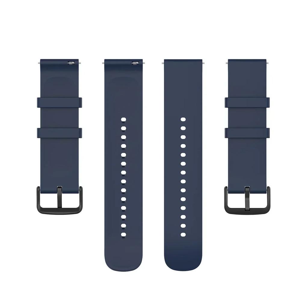 20 22mm Silicone Sports Watch Strap for Redmi Watch 5 3 Active/ Lite Replaceable Wristband Band For Samsung Watch 7/6/5 Bracelet