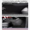 For Tesla Model Y Juniper 2025+ Center Console Two Side Panel Anti Kick Pad Protector Leather Sticker Foot Cover Car Accessories