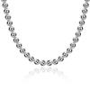 Exquisite 8MM Prayer Beads Necklace: Fashionable Plated 925 Sterling Silver Jewelry