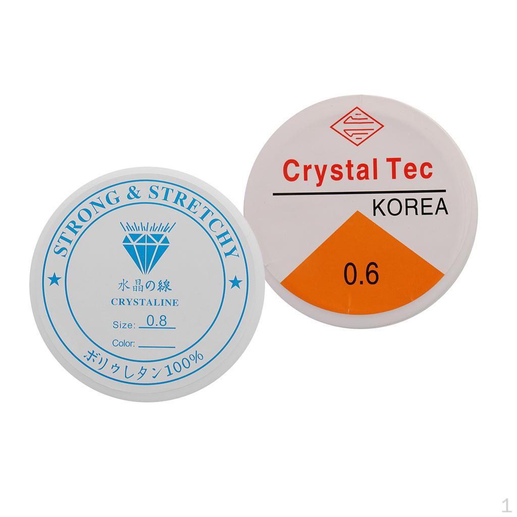 

20m Elastic Stretch String Cord for Jewelry Making Bracelet Beading Thread 0.6mm+ 0.8mm