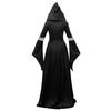 New Halloween Witch Dress Hooded Skull Witch Mage Stage Performance Costume