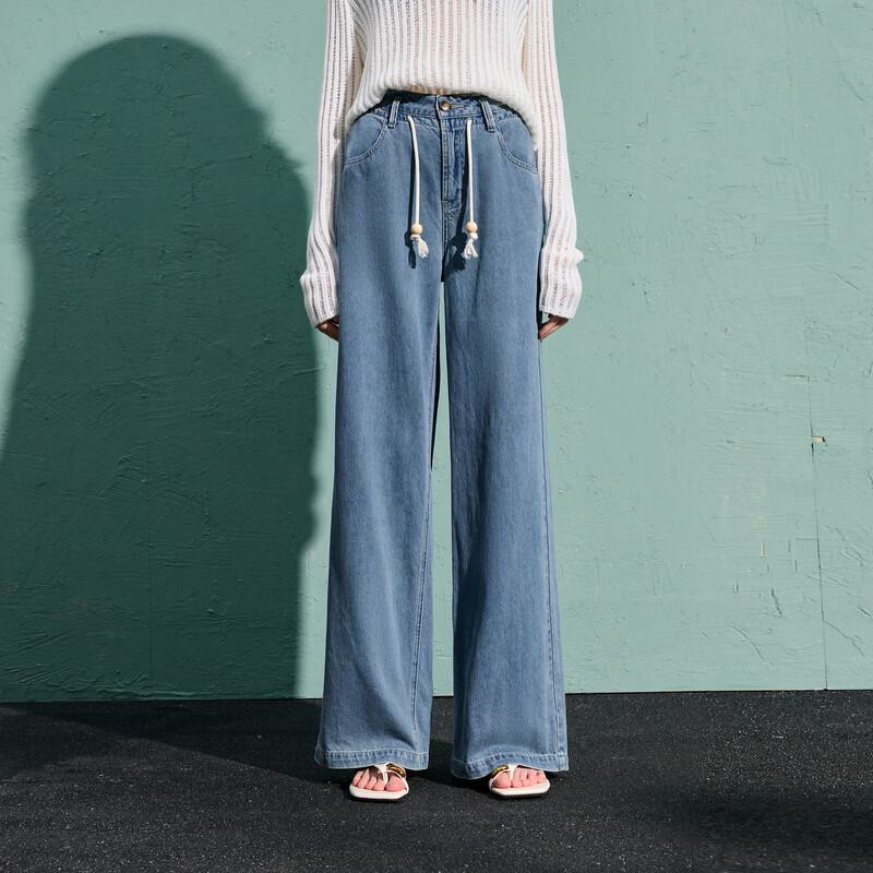 Women's Loose Wide-Leg Denim Jeans
