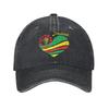Juneteenth  Black History Baseball Caps Vintage Distressed Denim  Headwear Unisex Women Outdoor Activities Adjustable Caps Hat