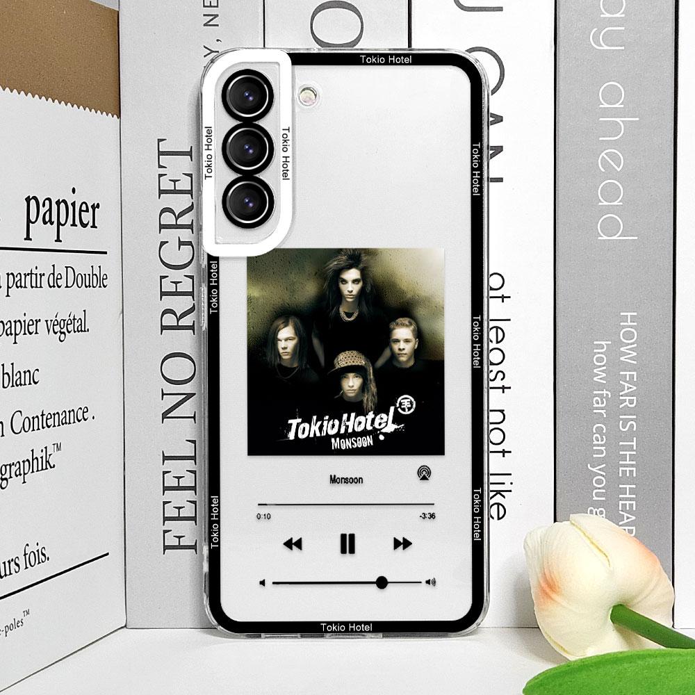 Singer Tom Bill Kaulitz T-tokio Hotel Phone Case for Samsung Galaxy S23 S24 Ultra S21 S22 FE Soft TPU Cover for Samsung S25 Plus