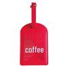Multicolor PU Leather Luggage Tag, Customizable with Company Logo, for Trolley Bags and Suitcases.
