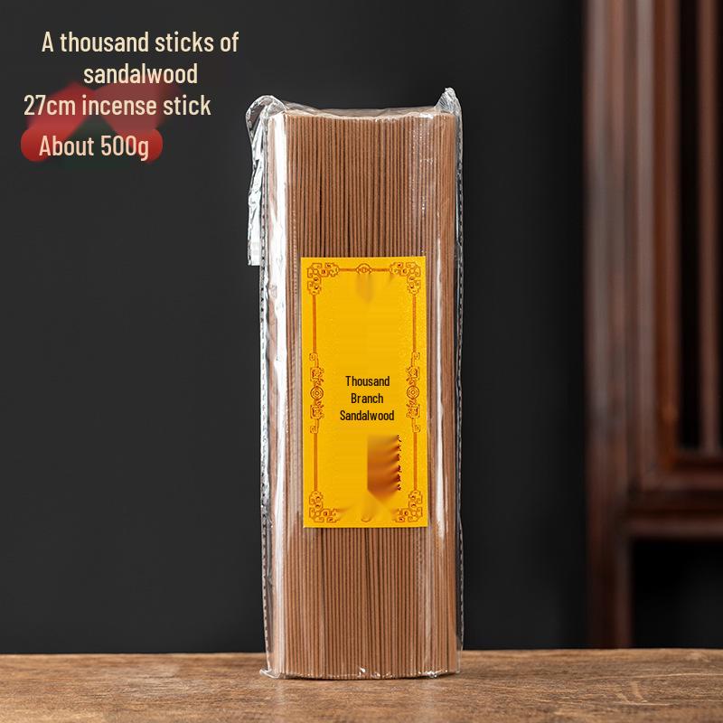 Smokeless Sandalwood Bamboo Incense Sticks: Perfect for Buddha Worship and Offering, Ideal Household Gift for Temple and Guanyin Worship.