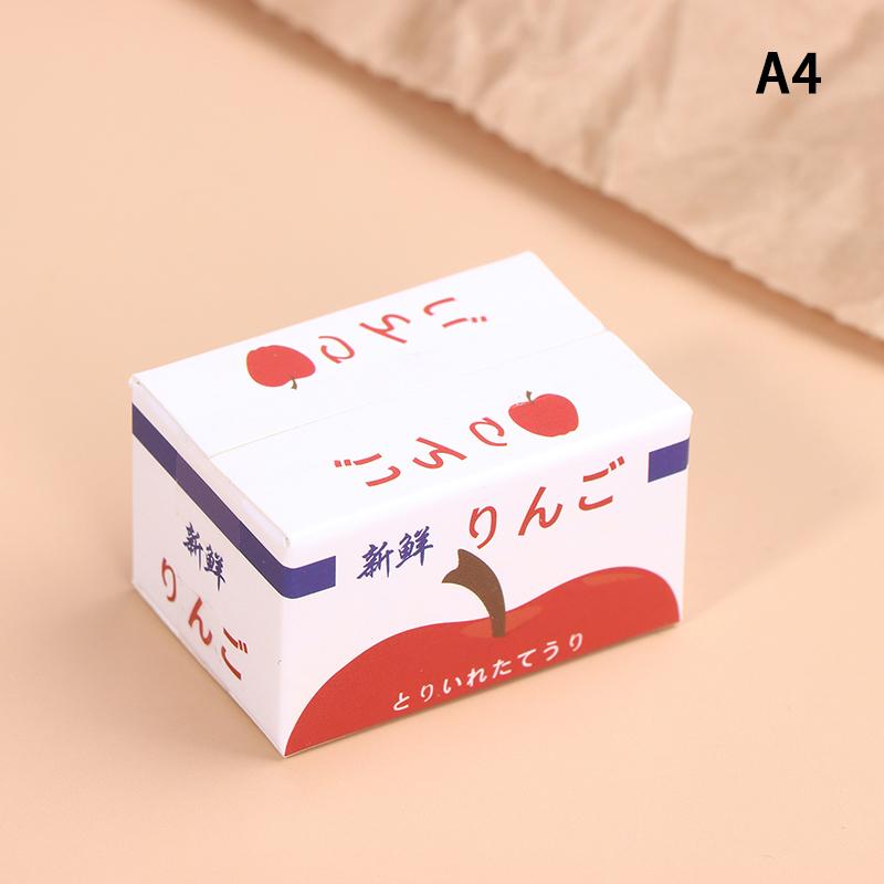 

Dollhouse Paper Boxes Model Simulation Mini Supermarket Fruit Cardboard Scene Decor Accessories 1/12 Entertaining Play Safe Kid Friendly Fun