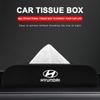 1Pcs Car Tissue Box Holder Armrest Box Storage Case Car Accessories For Hyundai Accent Elantra Tucson Sonata GDI I10 I20