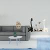 Abstract Giraffe Couple Statue Creative Resin And Ceramic Figurine Modern Sculpture for Bookcase