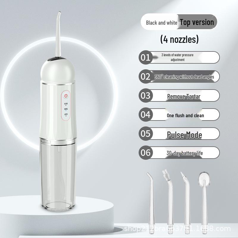 Portable Ultrasonic Electric Water Flosser for Teeth Cleaning and Tartar Removal