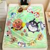Anpanman Family pattern Flannel Blanket, High quality Comfortable for All Seasons, Home Decor, Warmth and Comfort, Perfect for Gifts.