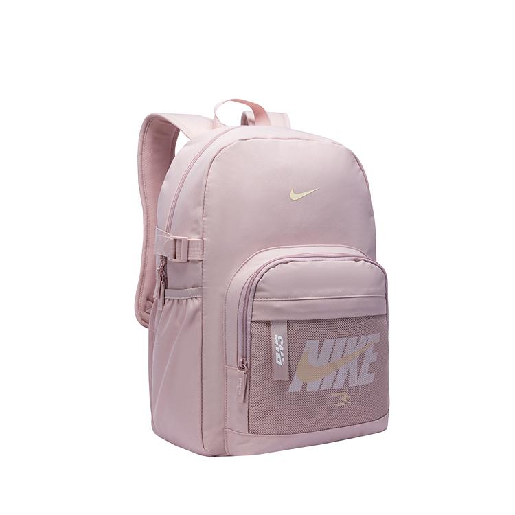 Nike 3Brand Large Capacity Durable Casual Sports Outdoor Polyester Backpack Women Backpack Blush-Pink N32533071GS-005