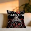 My Bloody Valentine Loveless Cushion Cover Cozy Velvet Throw PillowSoft Warm Cushion For Sofa  Bed