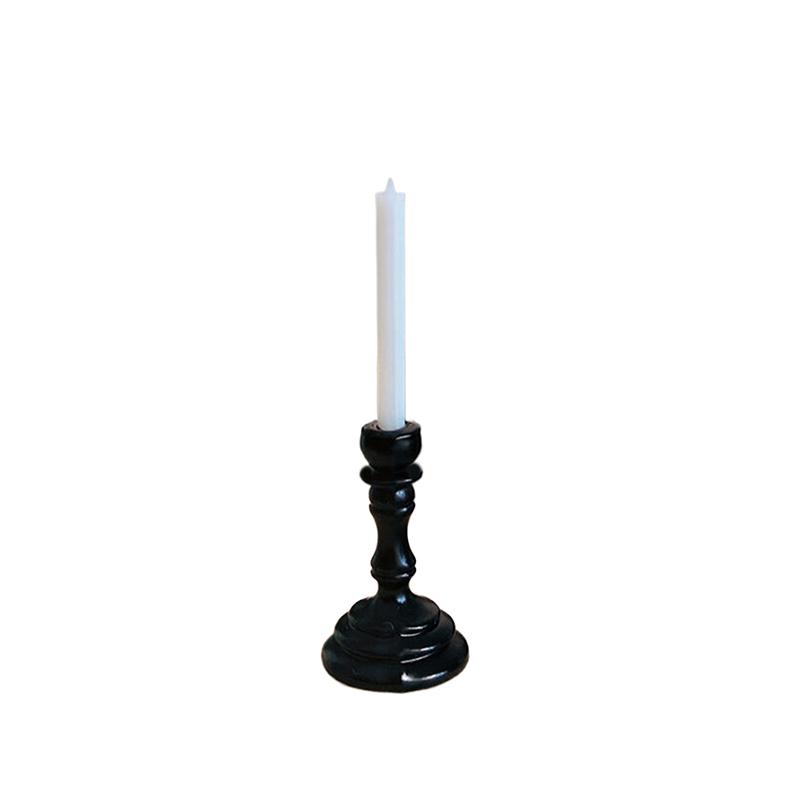 1Pair Miniature Candle Holder Candlestick Candelabra Model Home Decor Toy Doll House Accessories