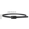 Slim Side Thin Waist Belt Korean Style Candy Color Waistband Adjustable PU Leather Belt  Party